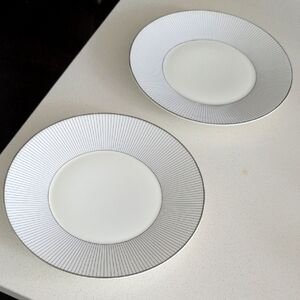 EUC Wedgwood Jasper Conran Plates (Set Of 2)